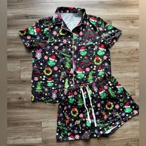 PAJAMAS Women’s Size XL Christmas Holiday Grinch Whoville Cindy Lou Who NEW